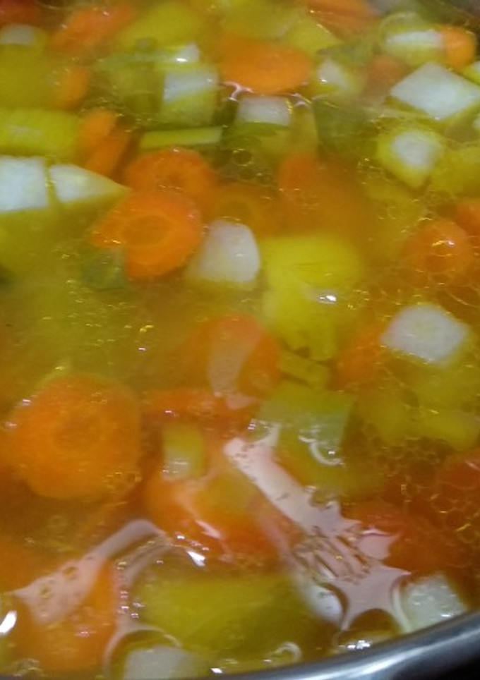 Una foto de Sopa de verduras