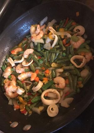 A picture of Seafood Stirfry.