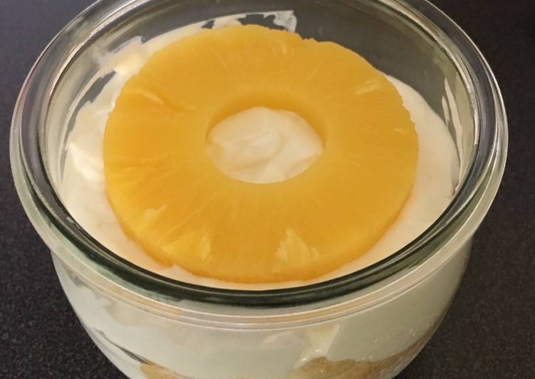 Steps to Prepare Favorite 🍍 Tiramisù estivo light all&#39;ananas e yogurt