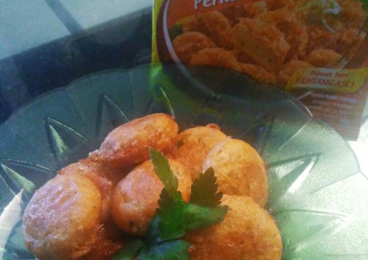 Resep: Perkedel instan cornet yang Lezat