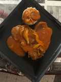 Chuletas de cerdo en salsa de setas