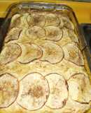 Budín de manzana