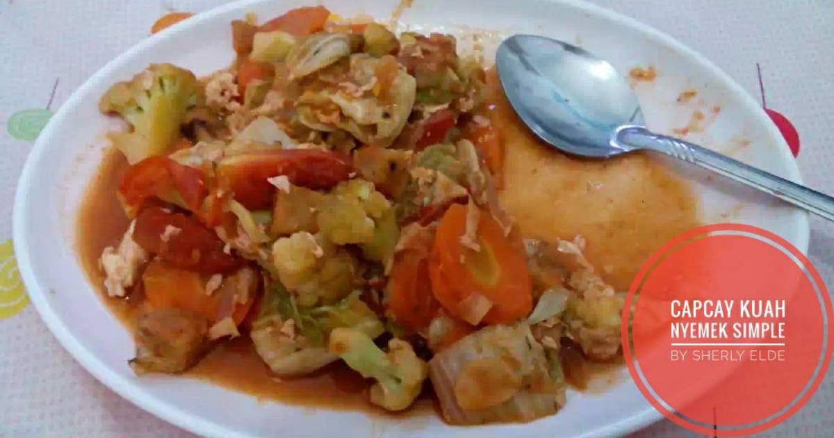  Resep  Capcay  kuah nyemek  simple oleh Mama NimNim Cookpad