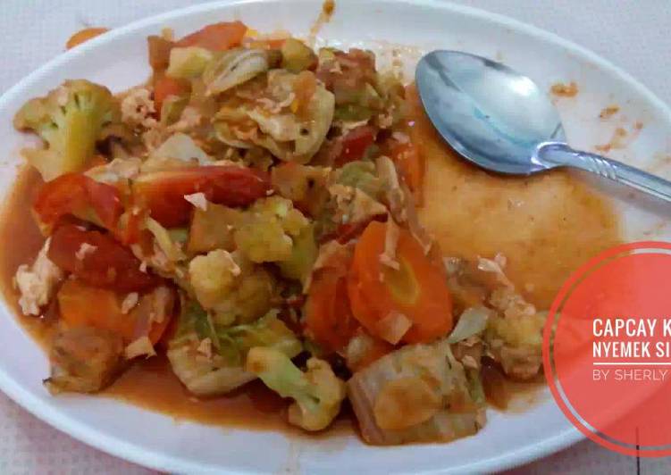 Bumbu memasak Capcay kuah nyemek simple, Sempurna