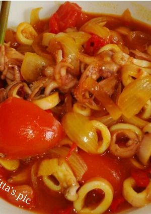 Foto resep Cumi Asam Manis