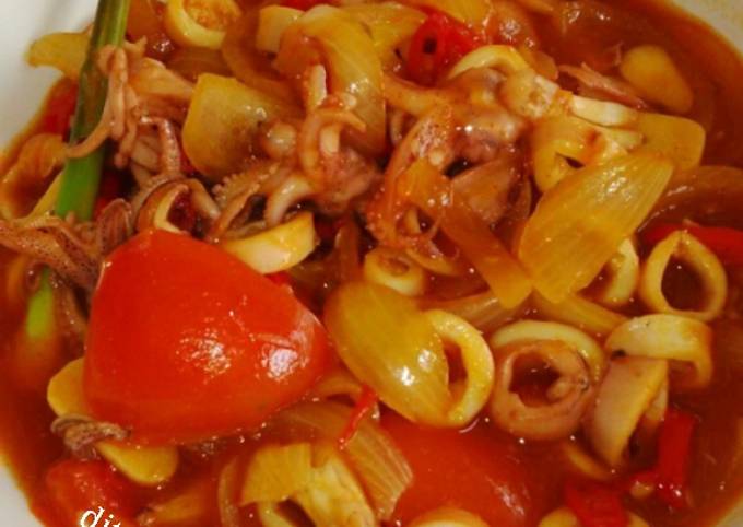 Resep Cumi Asam Manis oleh Ditta Widya Utami - Cookpad
