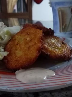 عکسی از دستور کوکو سیب زمینی بدون تخم مرغ