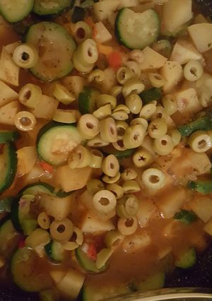 Une photo de Poêlé de Courgette pommes de terre