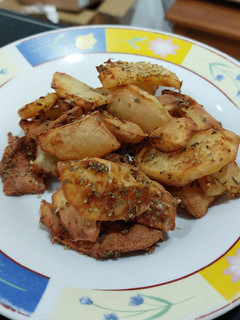 Foto resep Air Fried Potato Wedges|Low Calorie