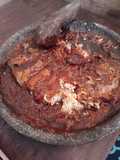 Ikan Pari Asap Sambal Petis