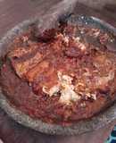 Ikan Pari Asap Sambal Petis
