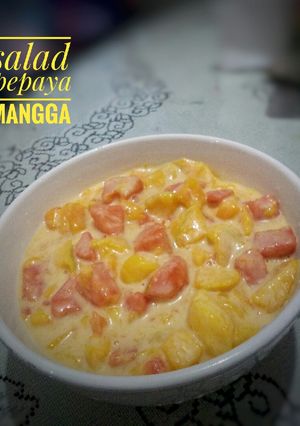 Foto resep Salad Pepaya Mangga
