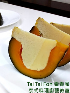 泰式甜點-南瓜蛋奶布丁 的食譜成品照片
