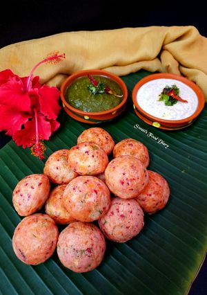 A picture of Rice Paniyaram or Appam.