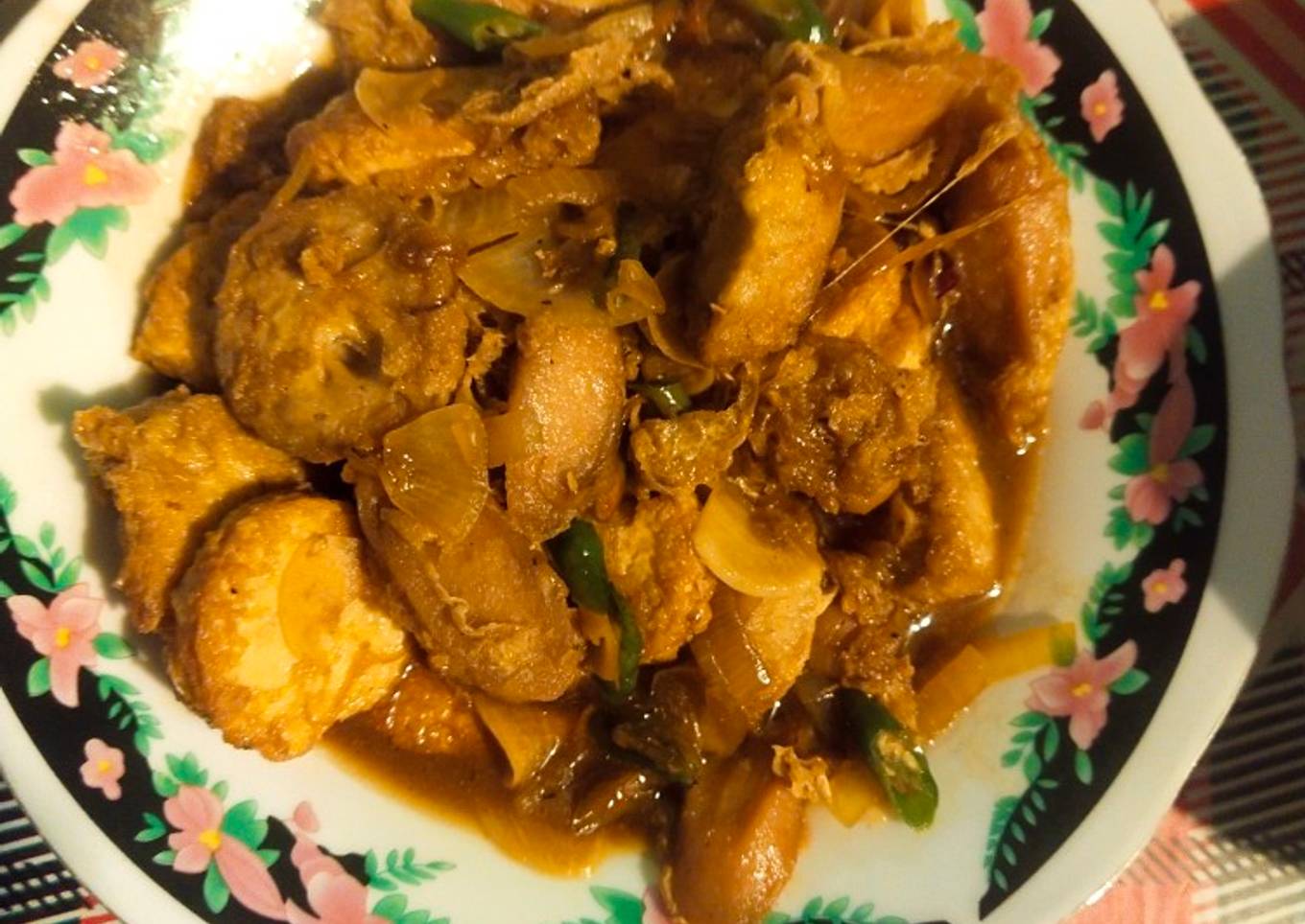 Tahu jepang ketcup