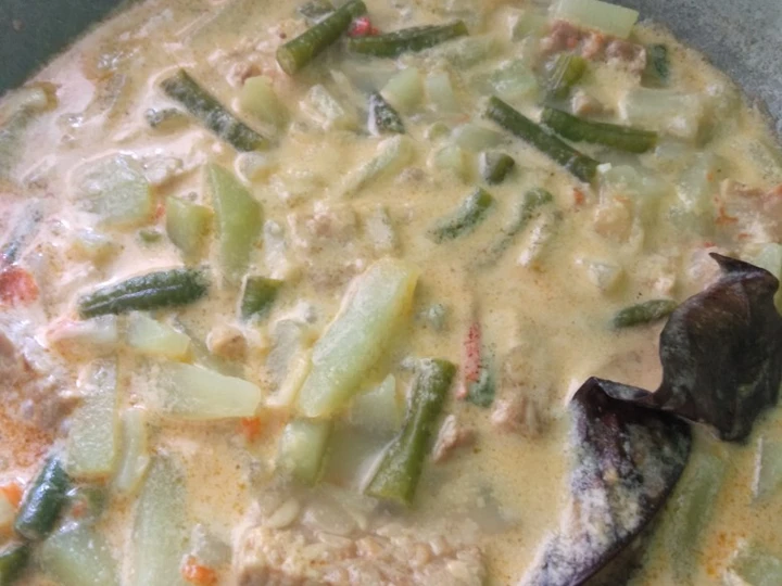 Easy Steps to Make Recipes Sayur Lodeh Labu Siam the Delicious Can Pamper Your Tongue.