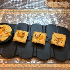 A picture of Mango Shrikhand in Canapés.