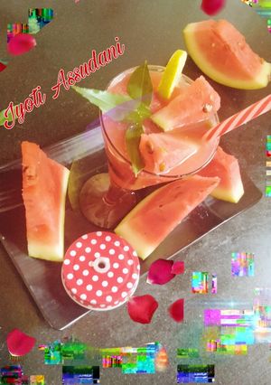 A picture of Watermelon mojito.