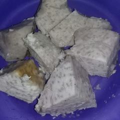 A picture of Boiled nduma.