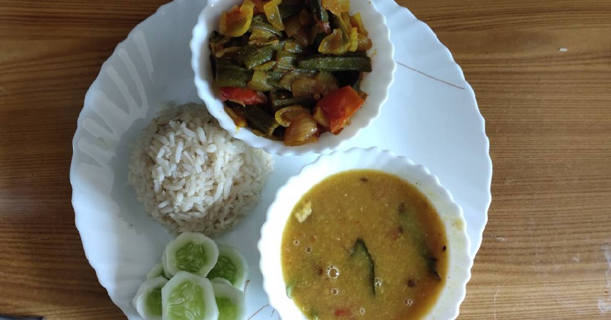 Dinner onion and lady fingers Sabzi Recipe by Jyoti Harisinghani Cookpad
