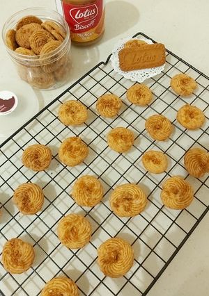 Foto resep Lotus Biscoff Butter Cookies