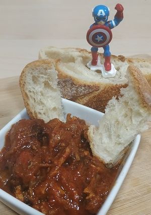 Una foto de Carne con Tomate.... y que tomate!!!