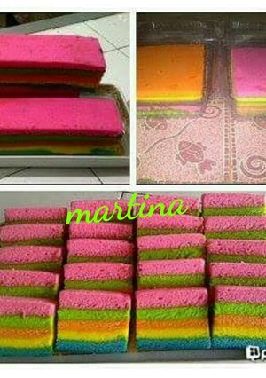Foto resep Rainbow kukus
