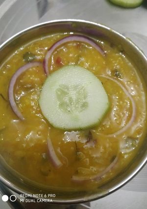 A picture of Yellow Dal tadka.