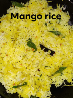 மாங்காய் சாதம் (Maankaai saatham recipe in tamil) செய்முறை முக்கிய புகைப்படம்