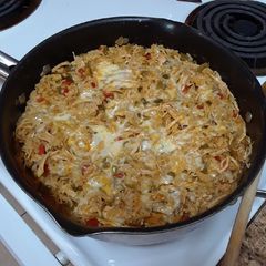 A picture of Chicken Fajita Rice.