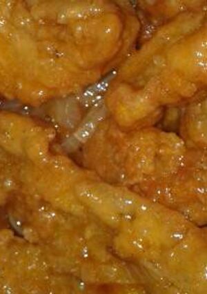 Foto resep Kulit ayam saos asam manis