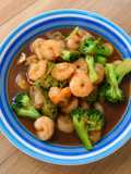 Udang brokoli saus tiram