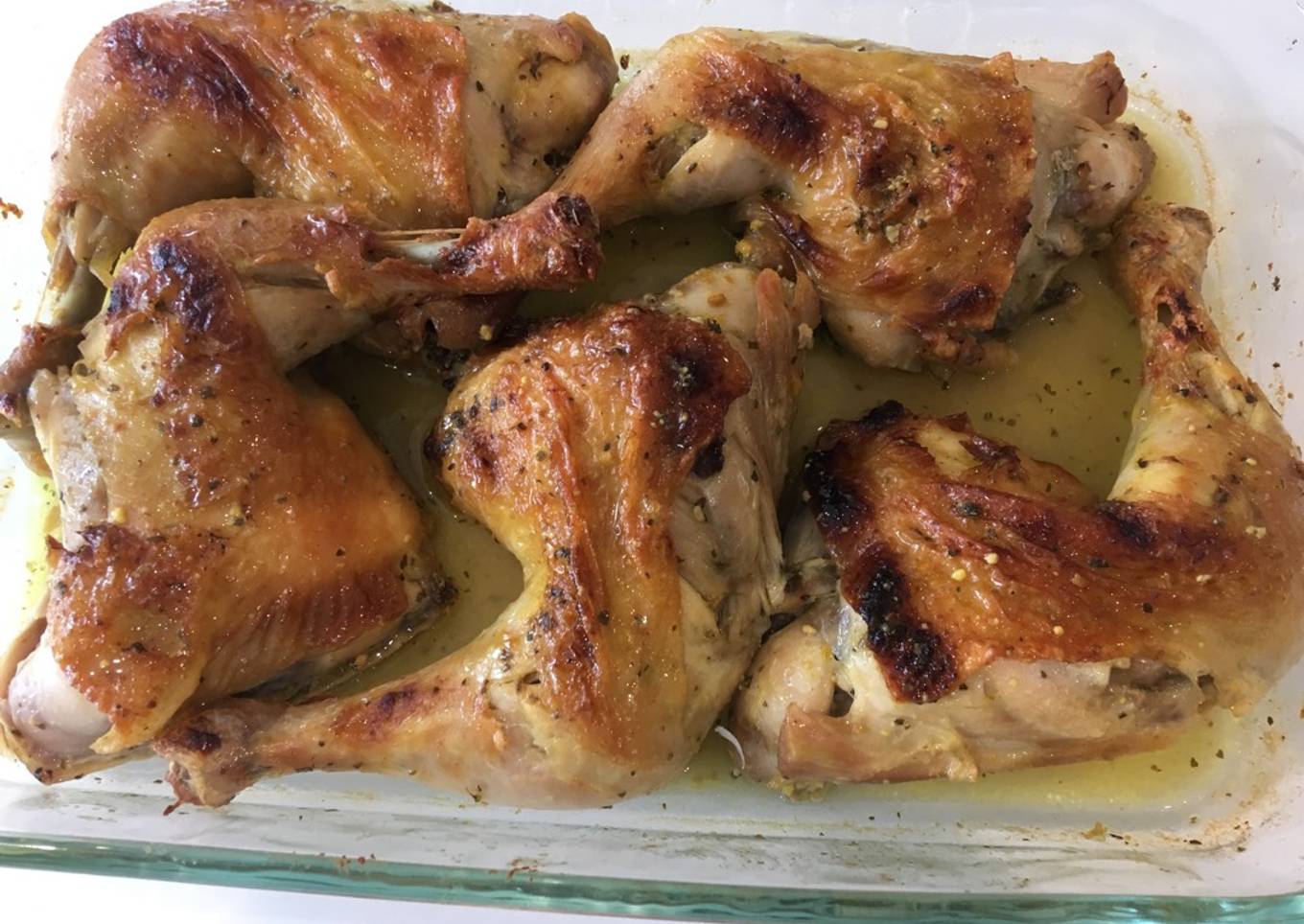 Muslos de pollo al orégano