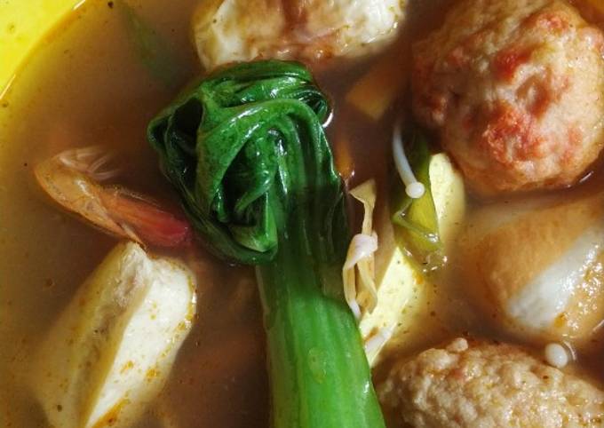 Tom Yum Sederhana (campur bumbu instan) Harus coba!