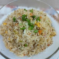 A picture of Basmati rice fried rice.