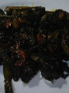 Una foto de Revoltijo de trigueros con pimientos
