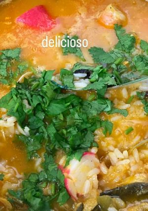 Foto de Arroz de Bacalhau com Delícias do Mar