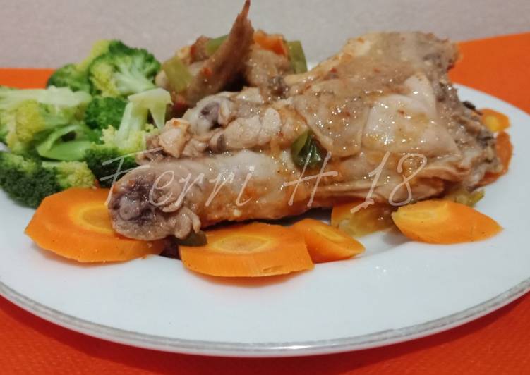 Resep Brokoli Wortel Dan Ayam Steam Jahe, Menggugah Selera
