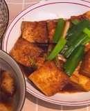 蔥燒豆腐⬜️