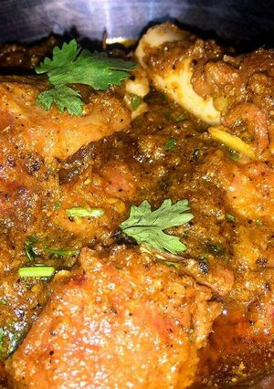 A picture of Mutton karahi.