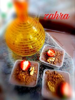 عکسی از دستور پودینگ خرما