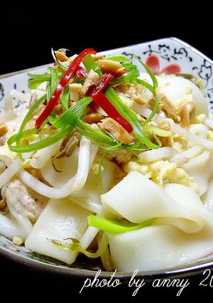 雞肉炒河粉 的食譜成品照片