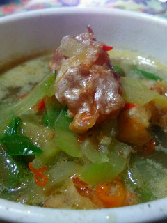 Foto resep Lodeh iwak pe (ikan pari asap)