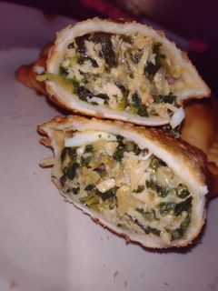 Una foto de Mi relleno de pollo y verdura súper rico ❤️