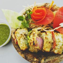 A picture of Paneer malai tikka.