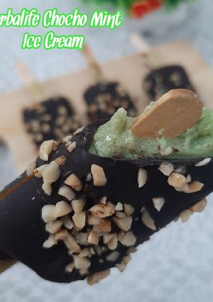 Foto resep Herbalife Mint Ice Cream Stick