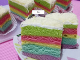 Resep Rainbow Cake Ekonomis