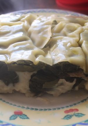 Foto principal de Lasaña de pechuga con acelgas