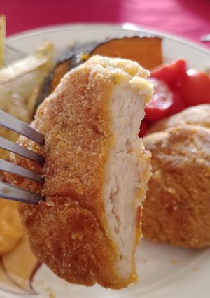 Una foto de Nuggets de pollo🍗😋 al horno