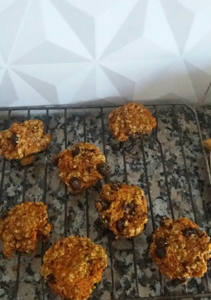 Una foto de Galletitas de zanahorias y avena